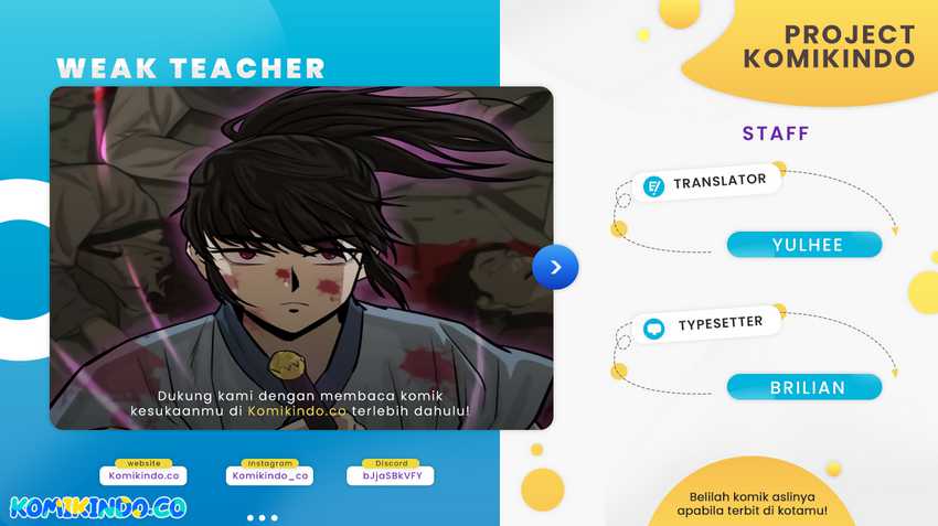 Weak Teacher Chapter 44 - halaman 1