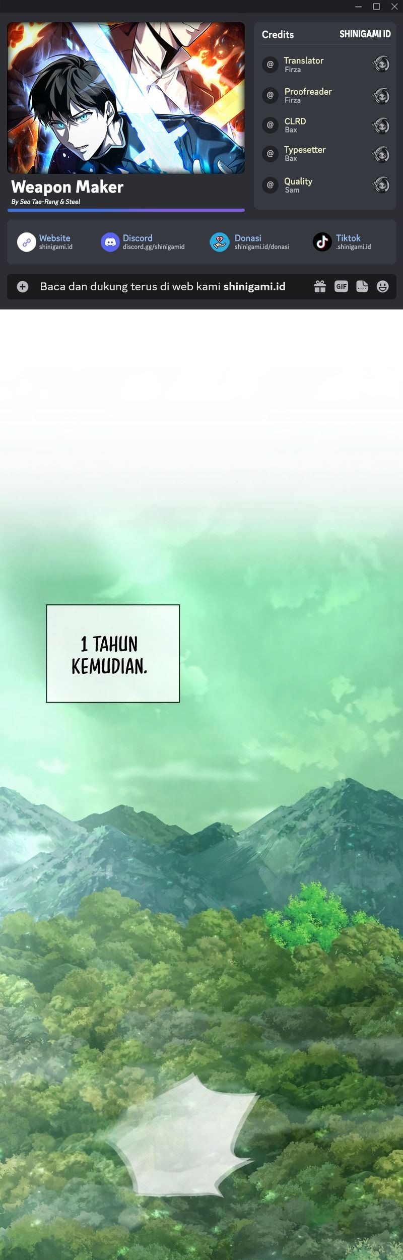 Weapon Maker Chapter 3 - halaman 1