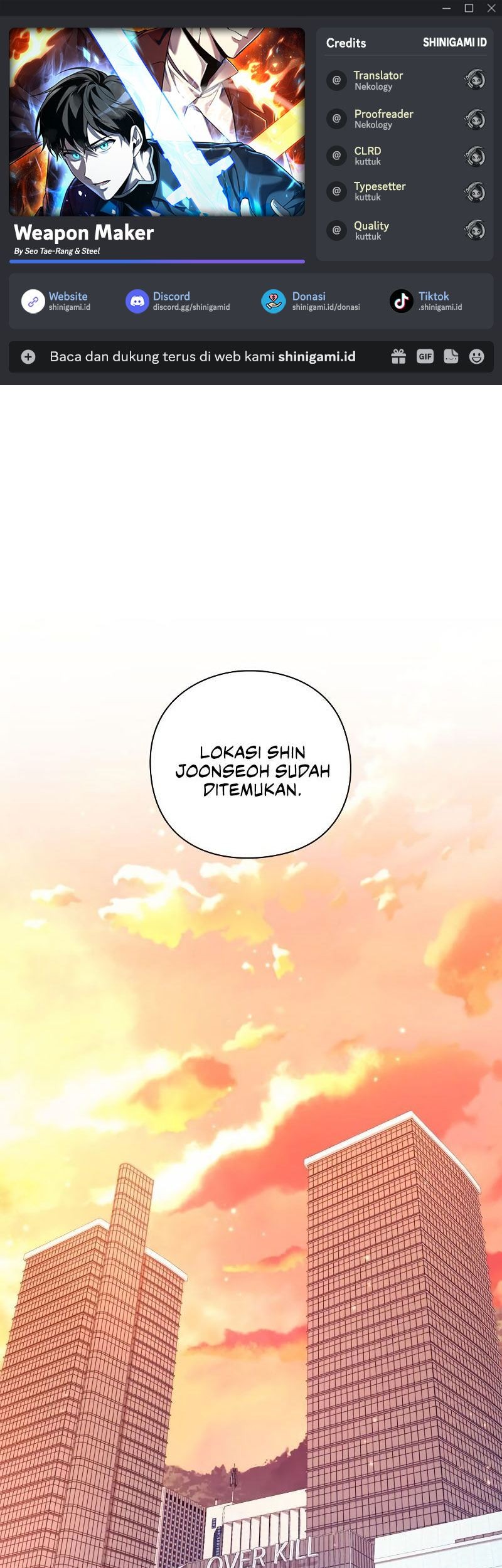 Weapon Maker Chapter 6 - halaman 1