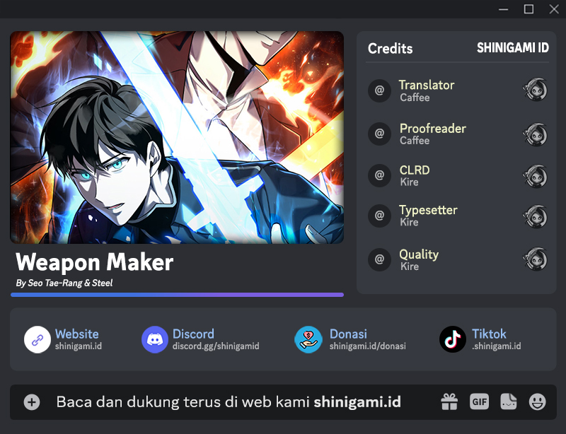 Weapon Maker Chapter 8 - halaman 1