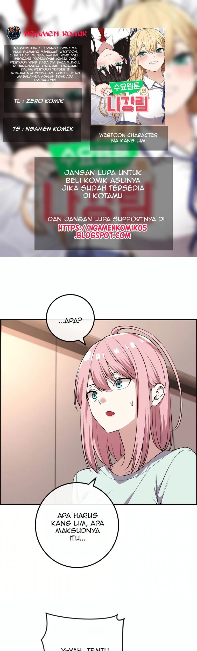 Webtoon Character Na Kang Lim Chapter 111 - halaman 1