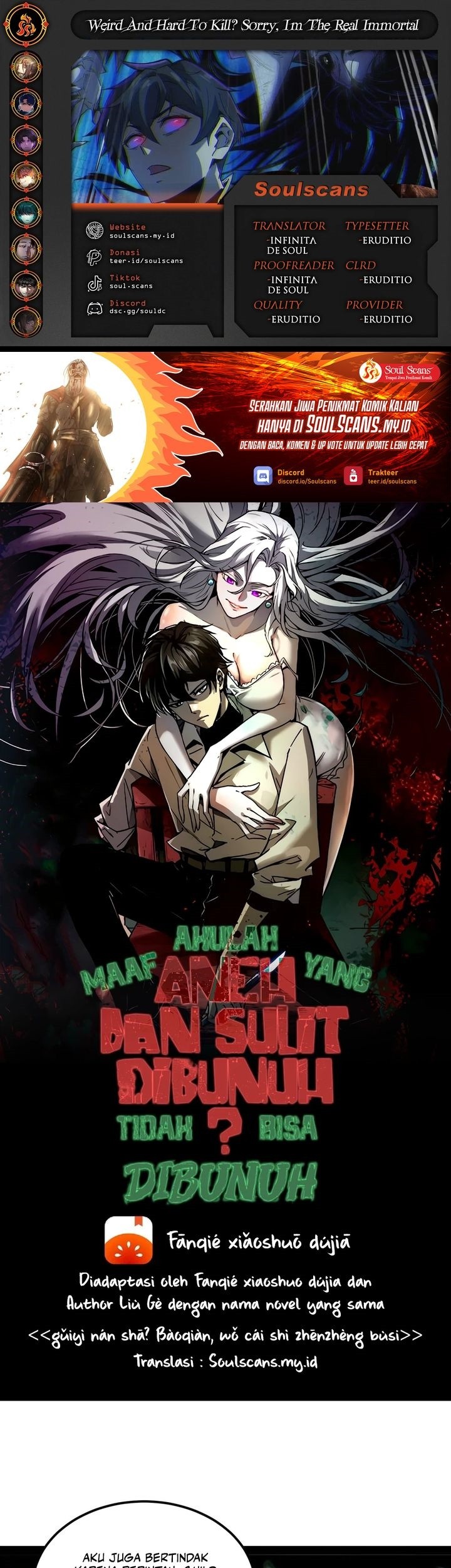 Weird and Hard to Kill? Sorry, I’m the Real Immortal Chapter 102 - halaman 1