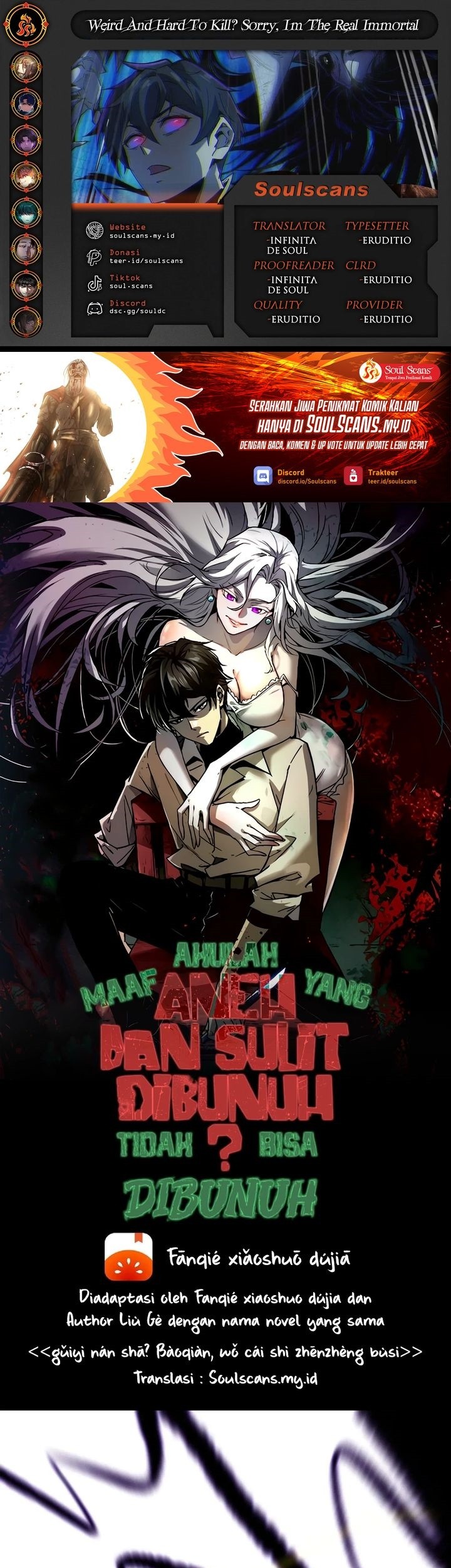 Weird and Hard to Kill? Sorry, I’m the Real Immortal Chapter 103 - halaman 1