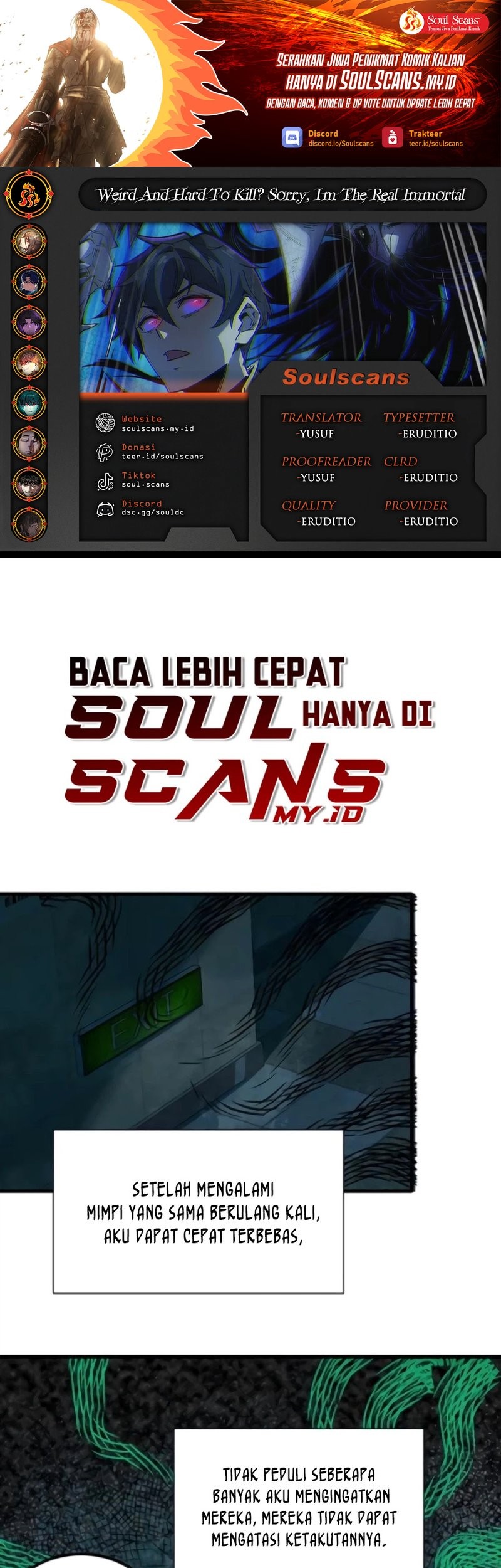 Weird and Hard to Kill? Sorry, I’m the Real Immortal Chapter 41 - halaman 1