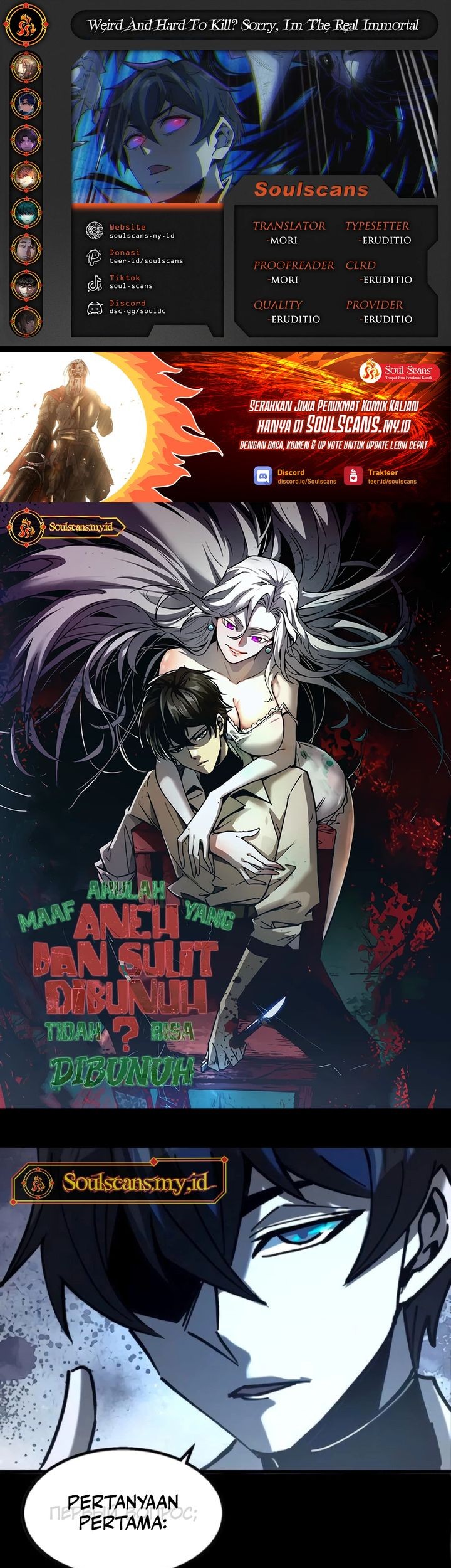Weird and Hard to Kill? Sorry, I’m the Real Immortal Chapter 50 - halaman 1