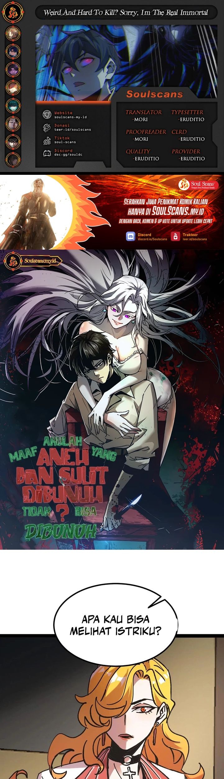 Weird and Hard to Kill? Sorry, I’m the Real Immortal Chapter 51 - halaman 1