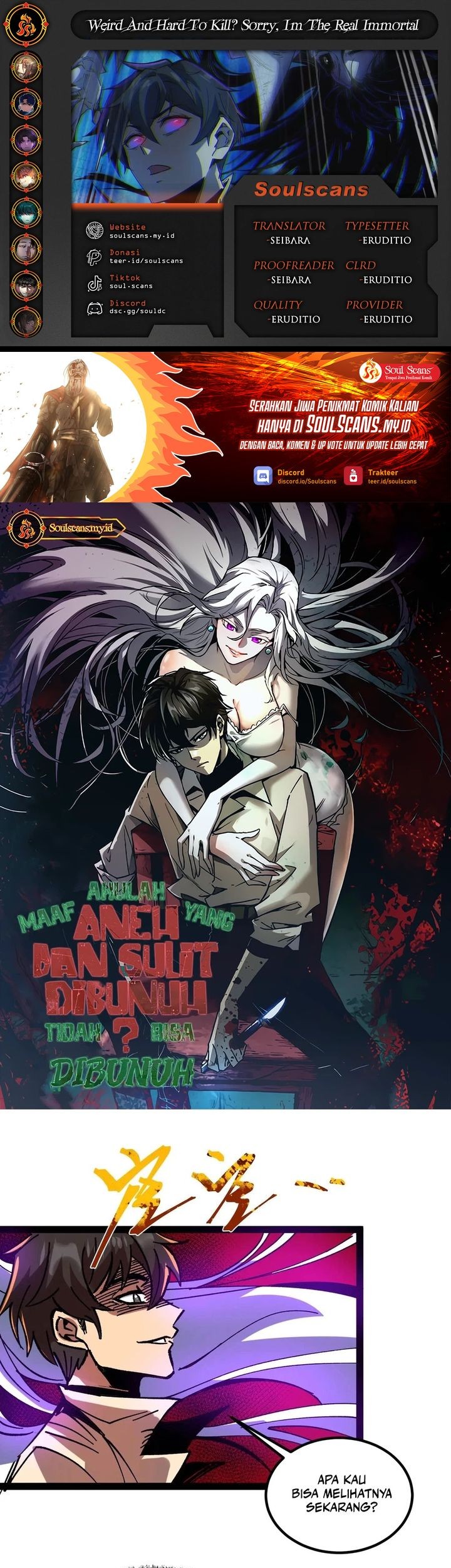 Weird and Hard to Kill? Sorry, I’m the Real Immortal Chapter 52 - halaman 1