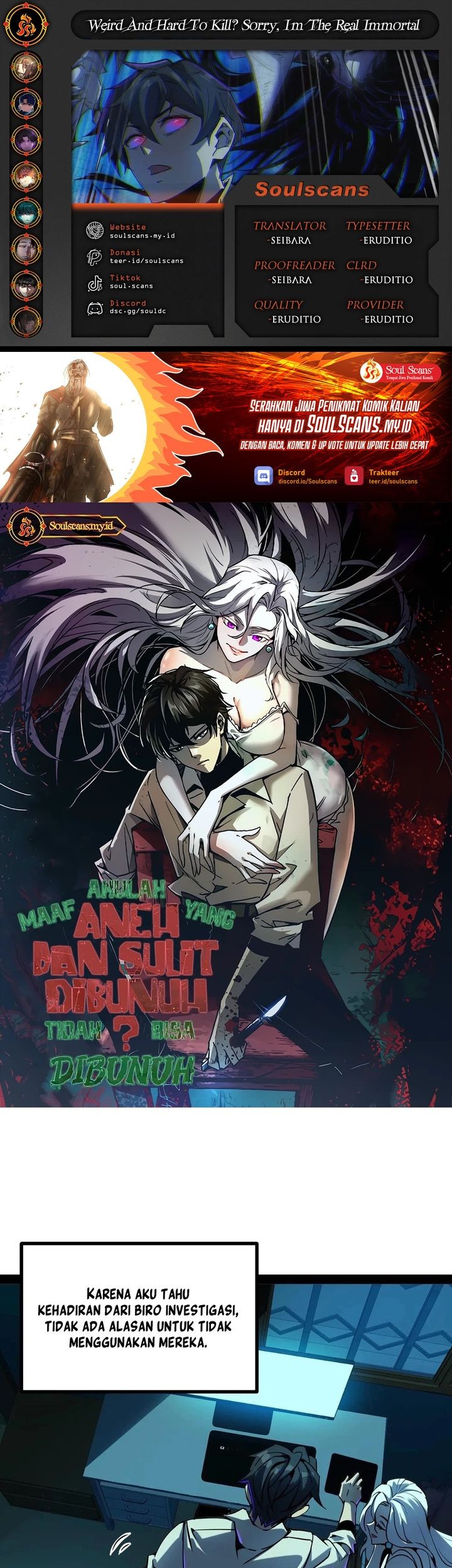 Weird and Hard to Kill? Sorry, I’m the Real Immortal Chapter 53 - halaman 1
