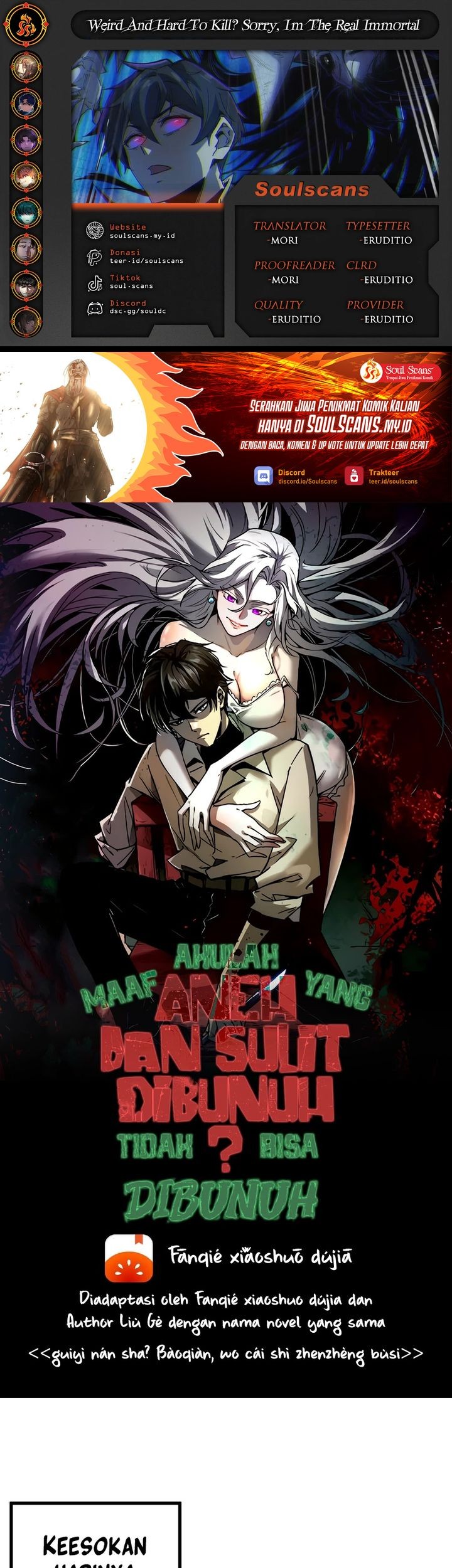 Weird and Hard to Kill? Sorry, I’m the Real Immortal Chapter 54 - halaman 1
