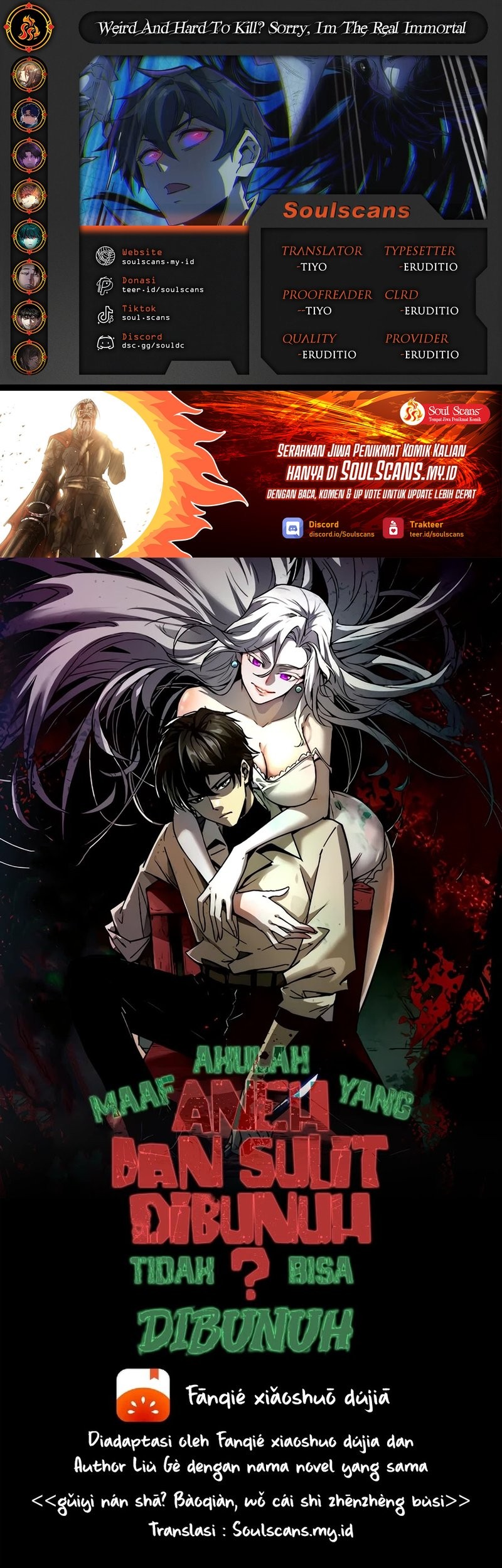 Weird and Hard to Kill? Sorry, I’m the Real Immortal Chapter 58 - halaman 1