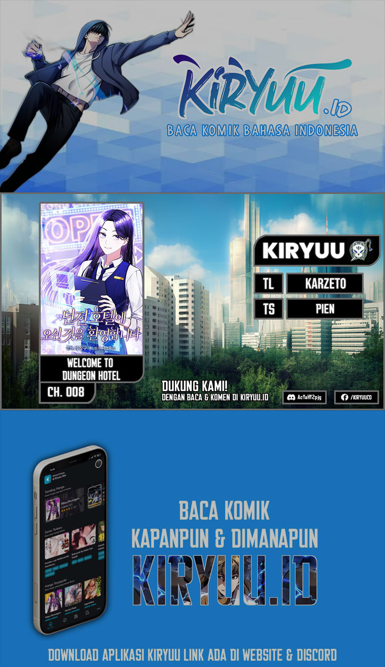 Welcome to Dungeon Hotel Chapter 8 - halaman 1