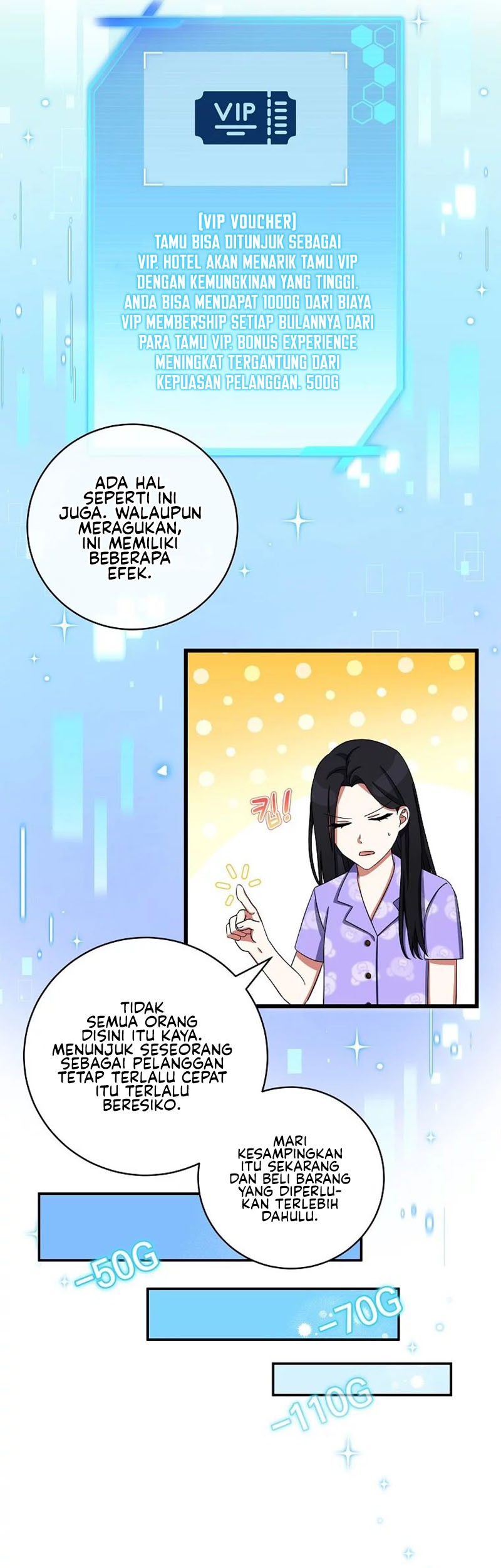 Welcome to Dungeon Hotel Chapter 8 - halaman 54