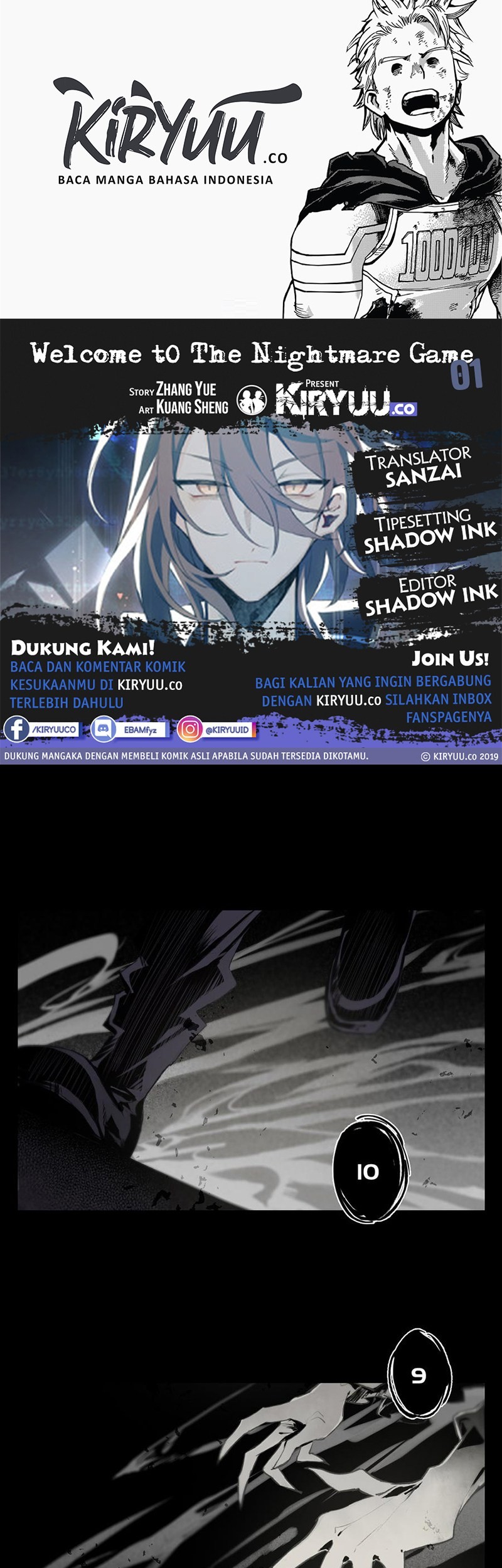 Welcome to the Nightmare Game Chapter 1 - halaman 1