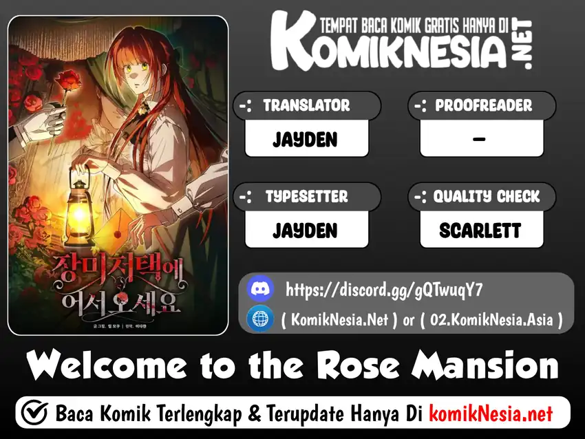 Welcome to the Rose Mansion Chapter 2 - halaman 1