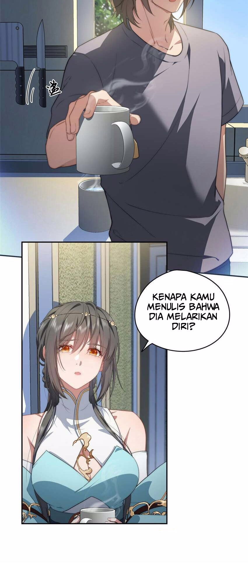 What Do You Do If the Heroine Escapes From Your Novel Chapter 18 - halaman 12