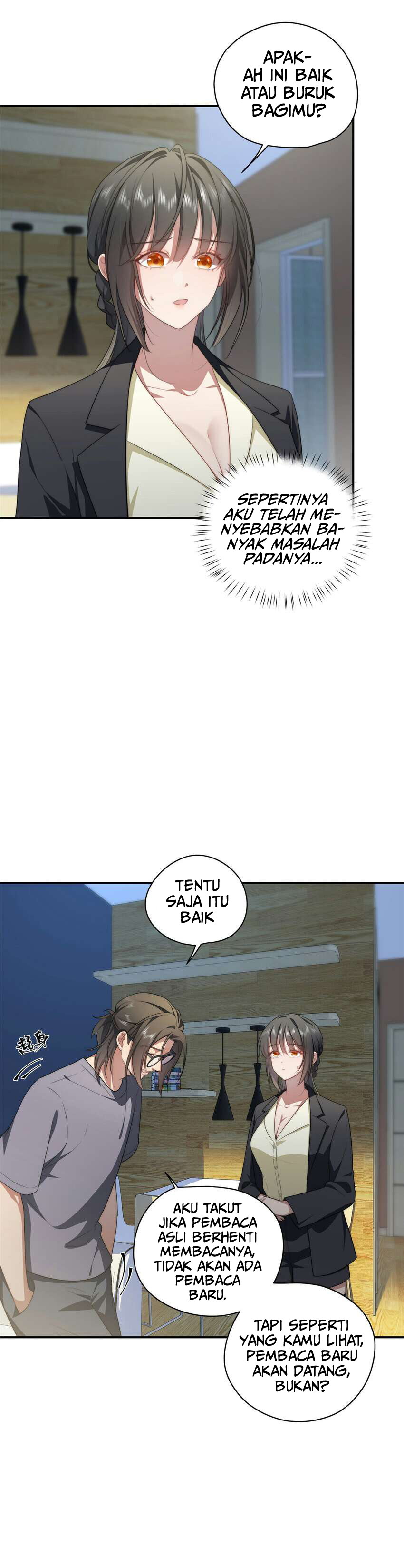 What Do You Do If the Heroine Escapes From Your Novel Chapter 21 - halaman 16