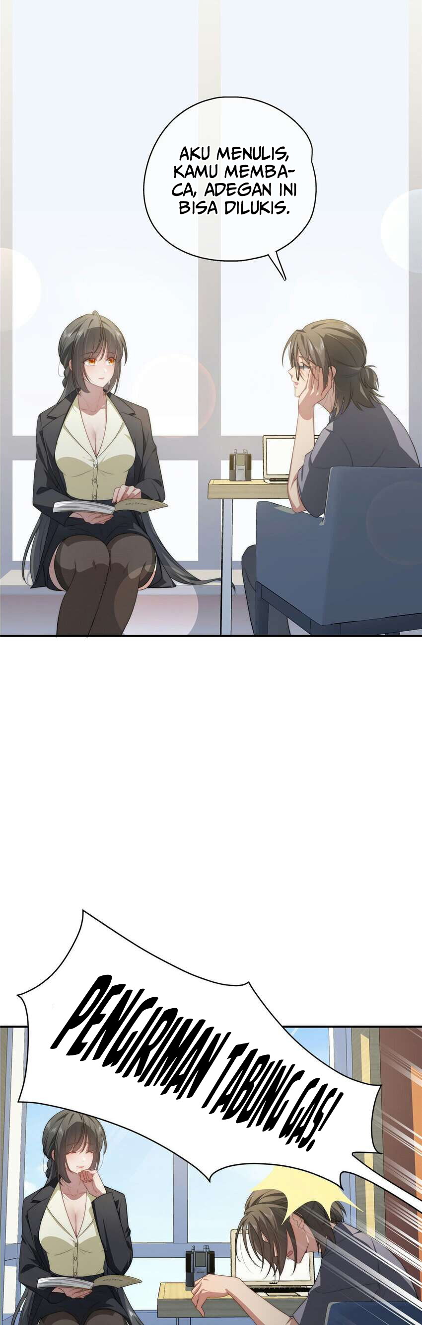What Do You Do If the Heroine Escapes From Your Novel Chapter 21 - halaman 21