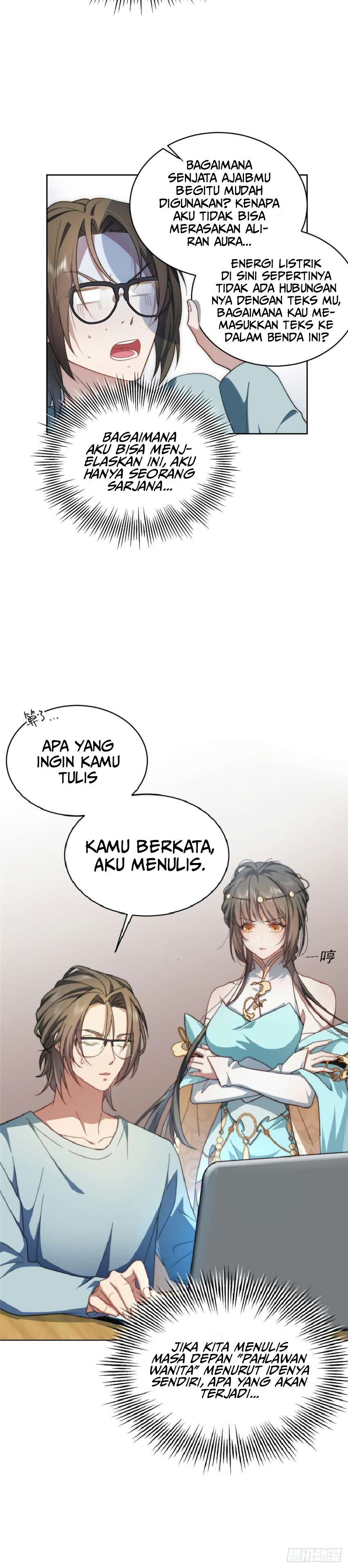 What Do You Do If the Heroine Escapes From Your Novel Chapter 3 - halaman 12