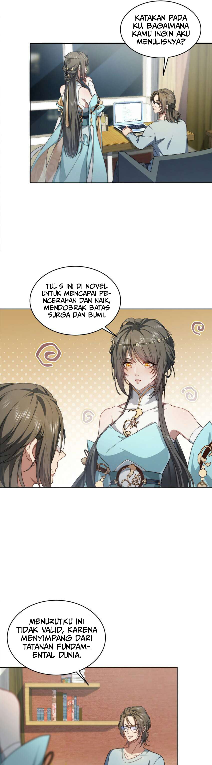 What Do You Do If the Heroine Escapes From Your Novel Chapter 3 - halaman 14