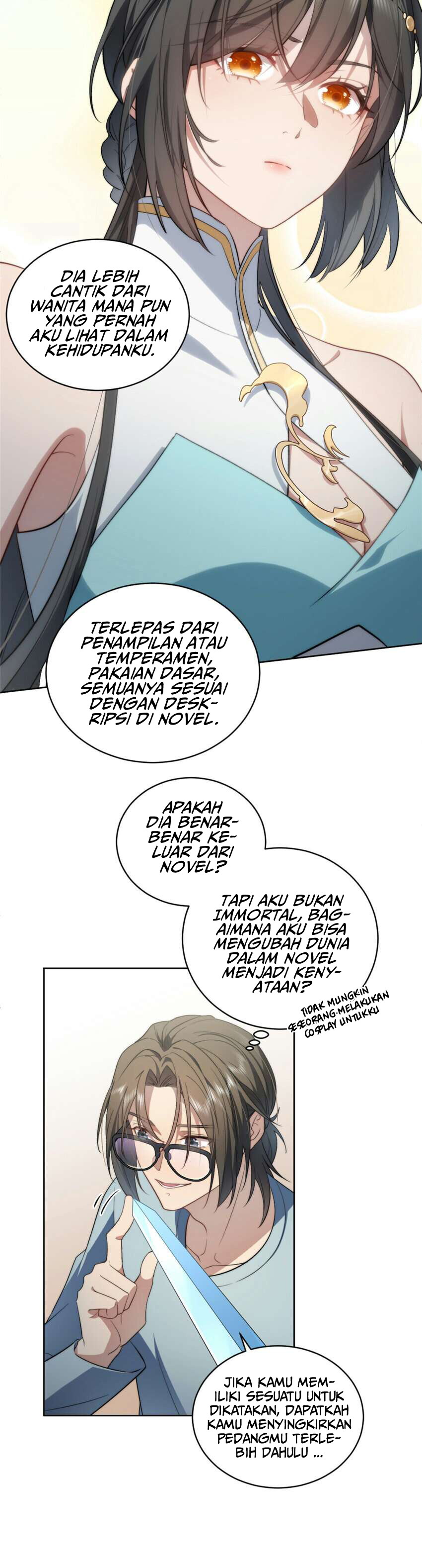 What Do You Do If the Heroine Escapes From Your Novel Chapter 3 - halaman 6
