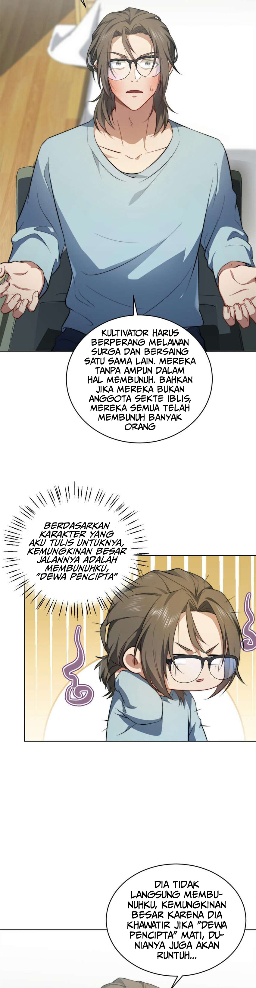 What Do You Do If the Heroine Escapes From Your Novel Chapter 4 - halaman 9