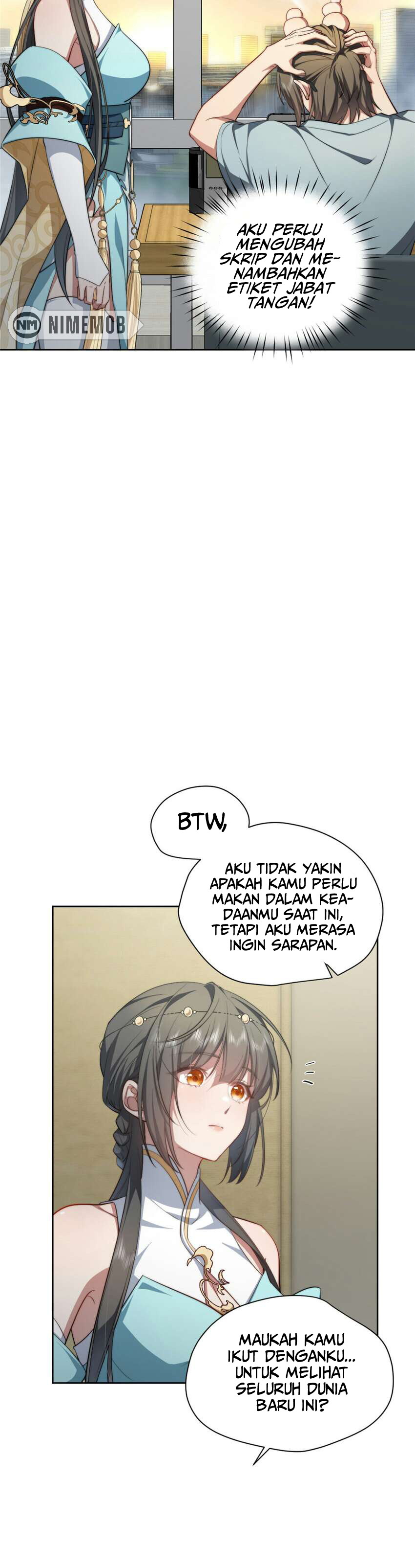 What Do You Do If the Heroine Escapes From Your Novel Chapter 6 - halaman 21