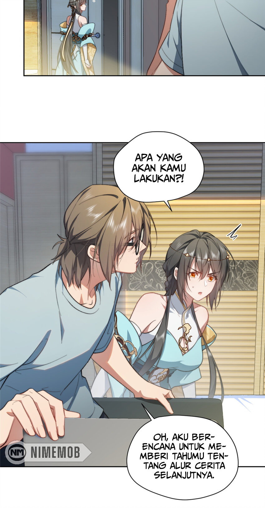 What Do You Do If the Heroine Escapes From Your Novel Chapter 7 - halaman 18