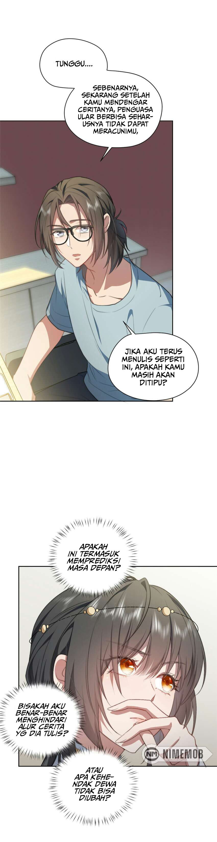 What Do You Do If the Heroine Escapes From Your Novel Chapter 7 - halaman 24
