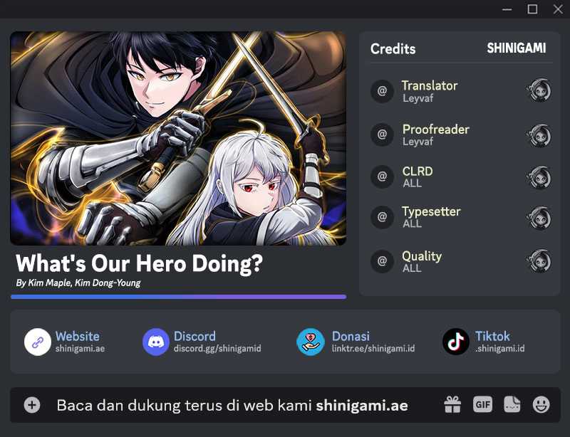 What's Our Hero Doing? Chapter 26 - halaman 1