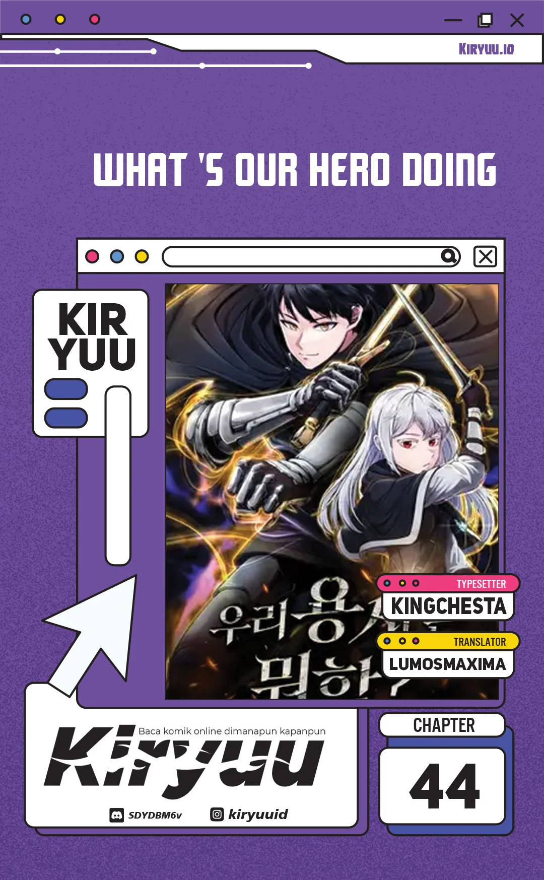 What's Our Hero Doing? Chapter 44 - halaman 1
