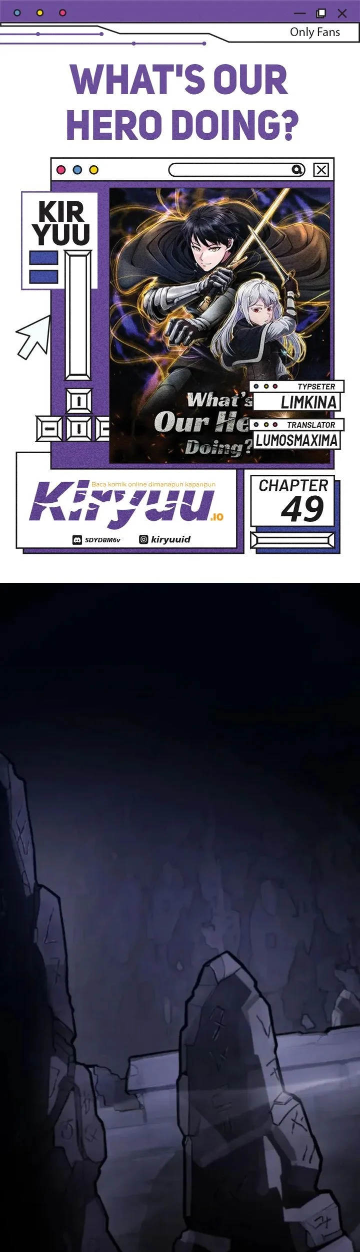 What's Our Hero Doing? Chapter 49 - halaman 1