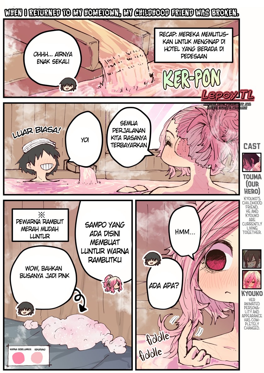When I Returned to My Hometown, My Childhood Friend was Broken Chapter 37 - halaman 1