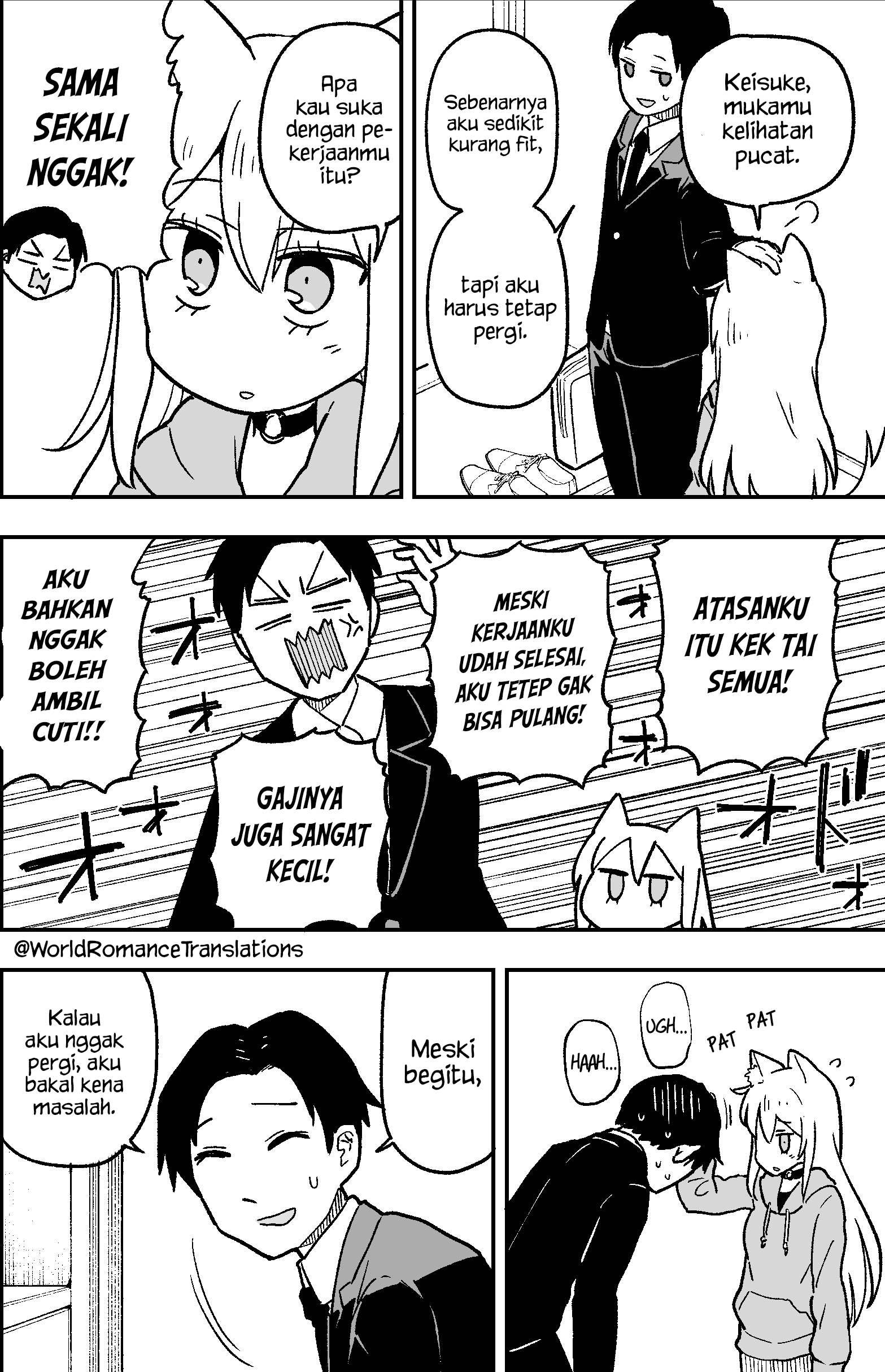 When I Try to Go to Work, the Dog I Picked Up Gets in the Way Chapter 1 - halaman 2