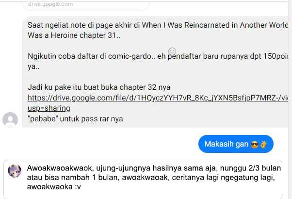 When I Was Reincarnated in Another World, I Was a Heroine and He Was a Hero Chapter 32 - halaman 17