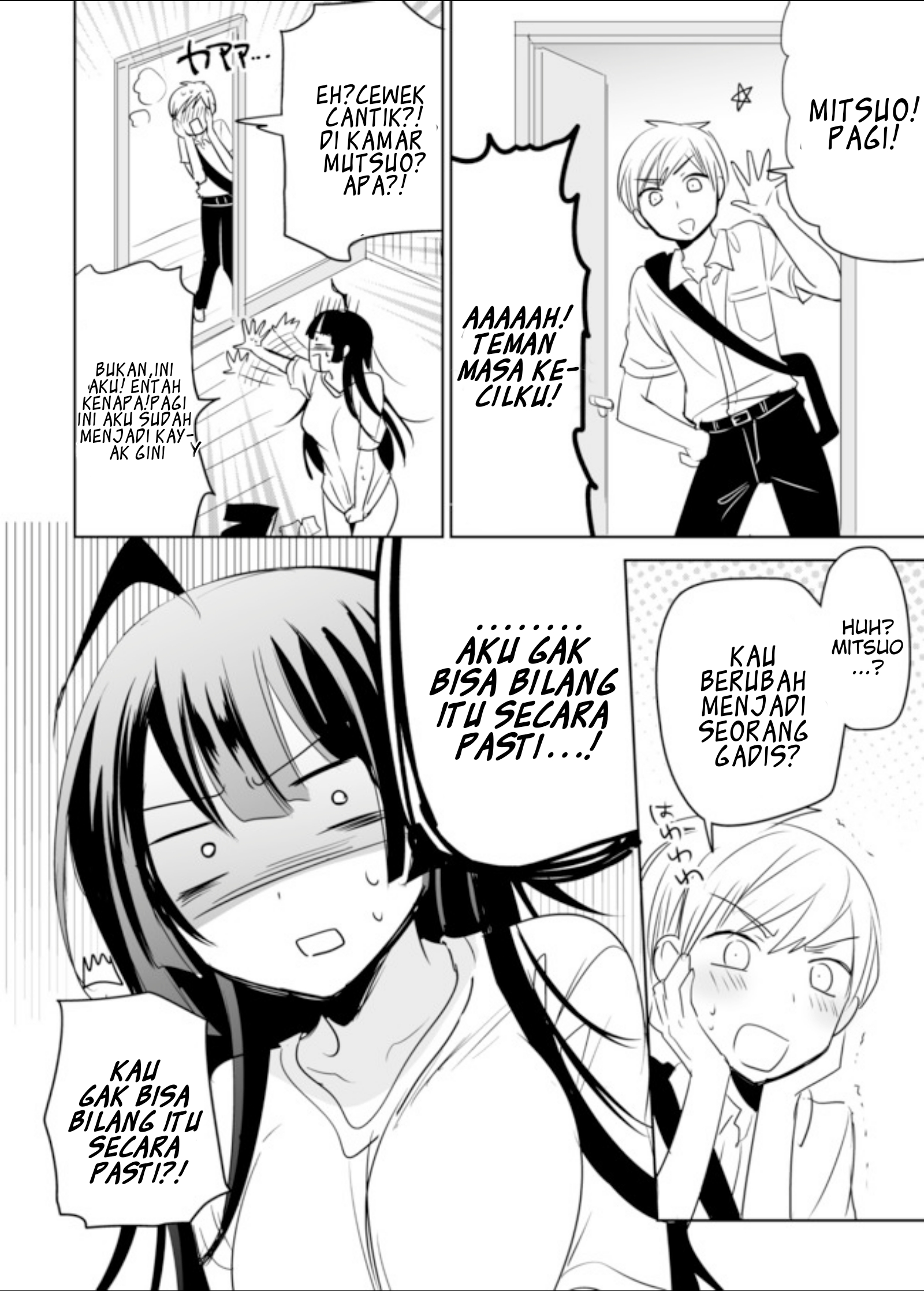 When I woke up this morning, I thought I had become a woman, but... Chapter 0 - halaman 4