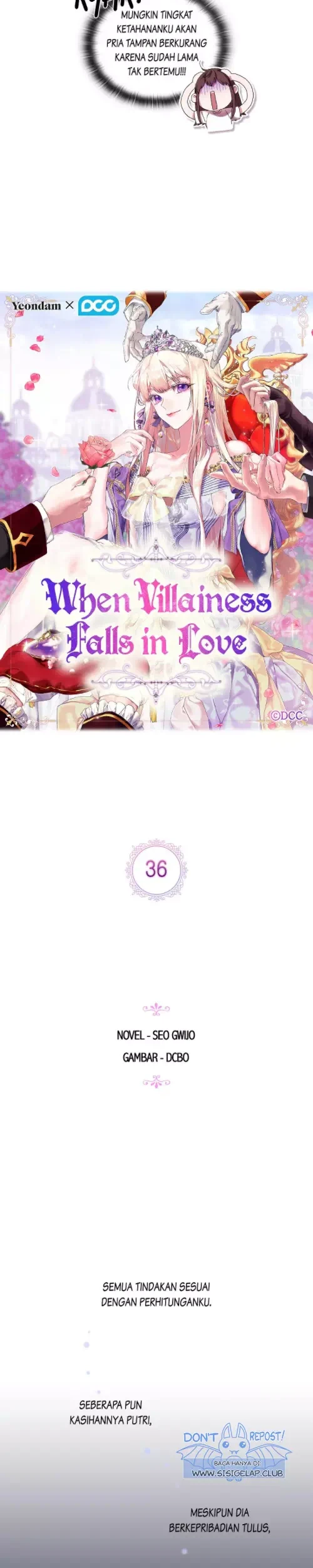 When the Villainess Is in Love Chapter 36 - halaman 4