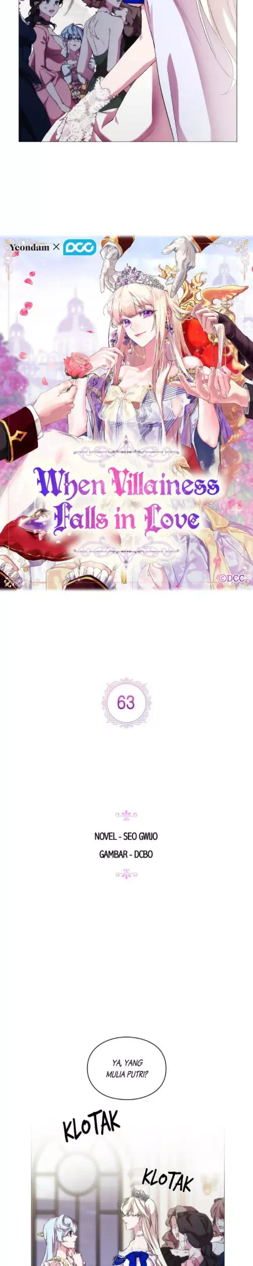 When the Villainess Is in Love Chapter 63 - halaman 5