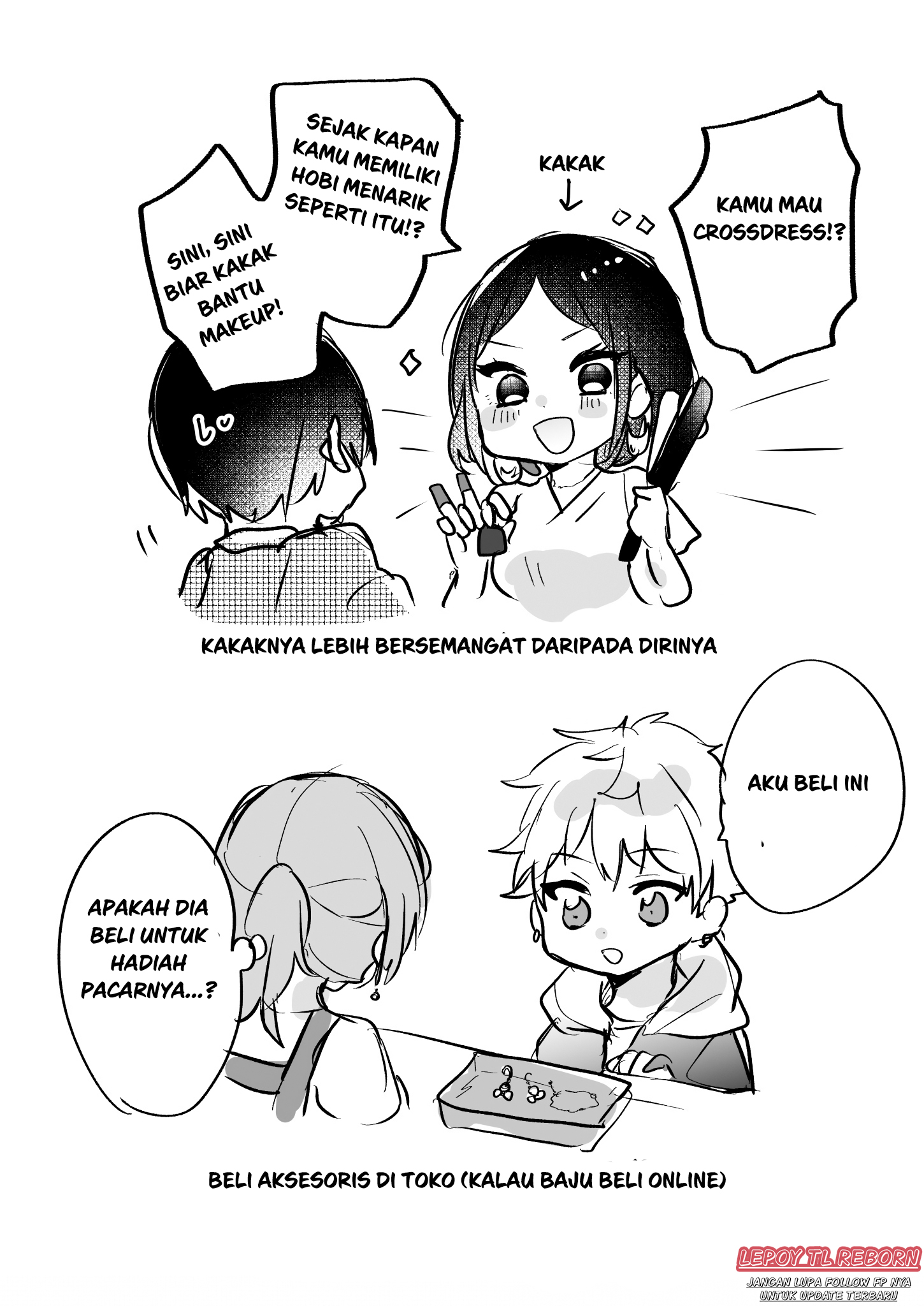 When You Crossdress to Surprise Your Friend Chapter 0 - halaman 4
