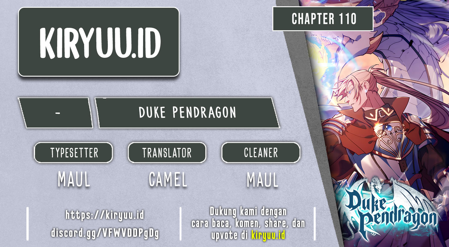 White Dragon Duke: Pendragon Chapter 110 - halaman 1