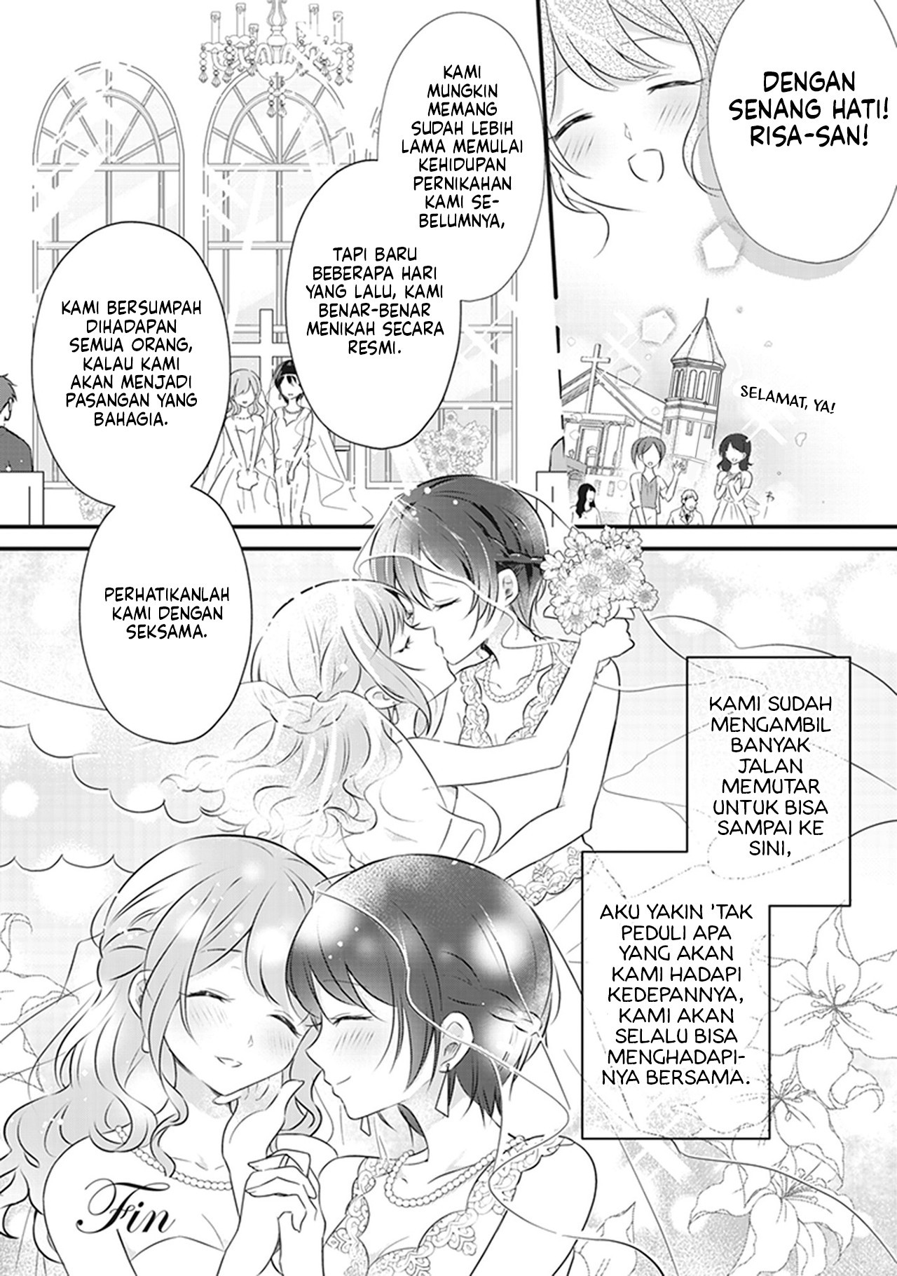 White Lilies in Love: Bride's - Shinkon Yuri Anthology Chapter 4 - halaman 18