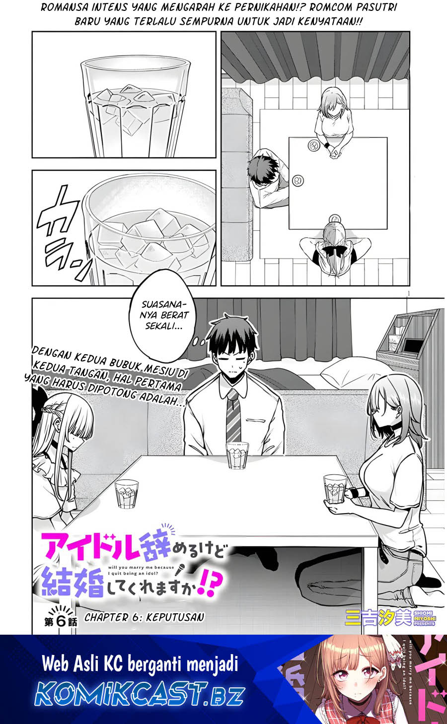 Will You Marry Me If I Quit Being an Idol?! Chapter 6 - halaman 1