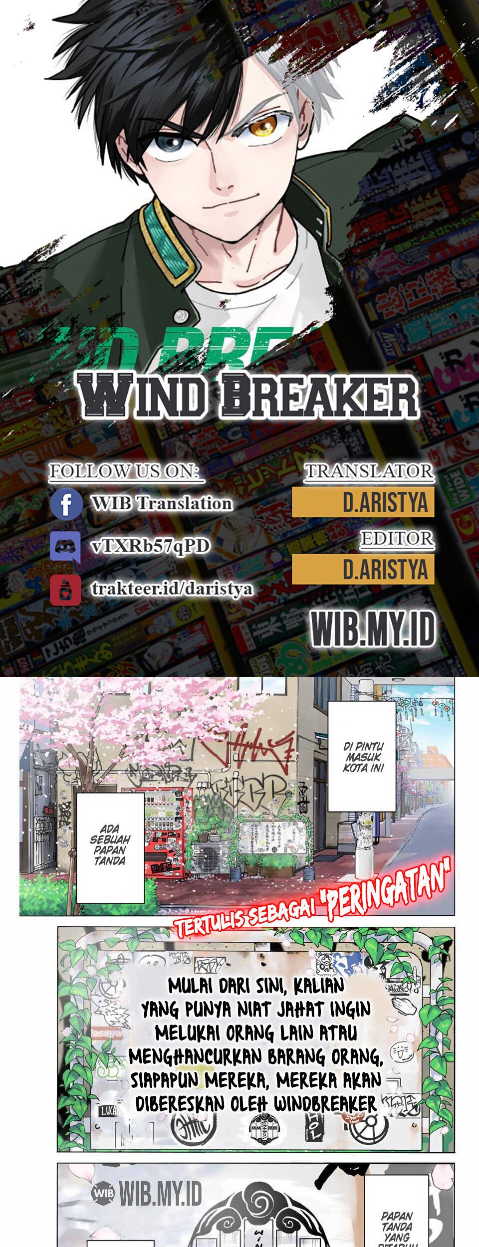 Wind Breaker (NII Satoru) Chapter 1.1 - halaman 1