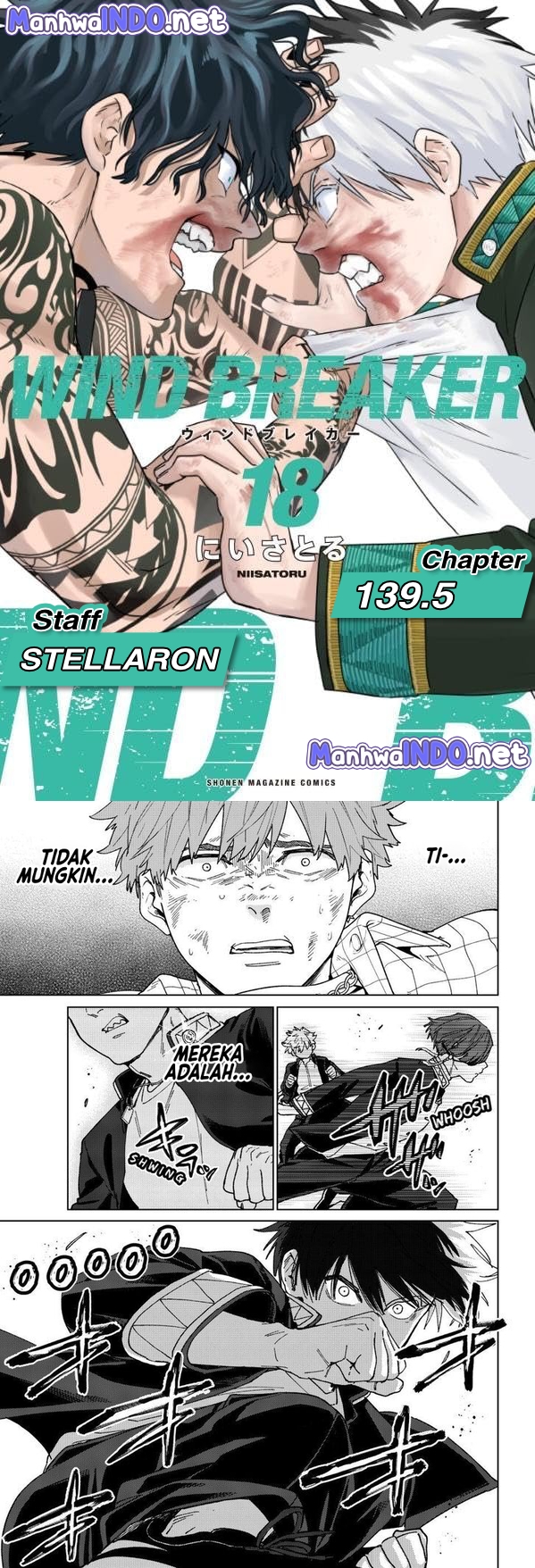 Wind Breaker (NII Satoru) Chapter 139.5 - halaman 1