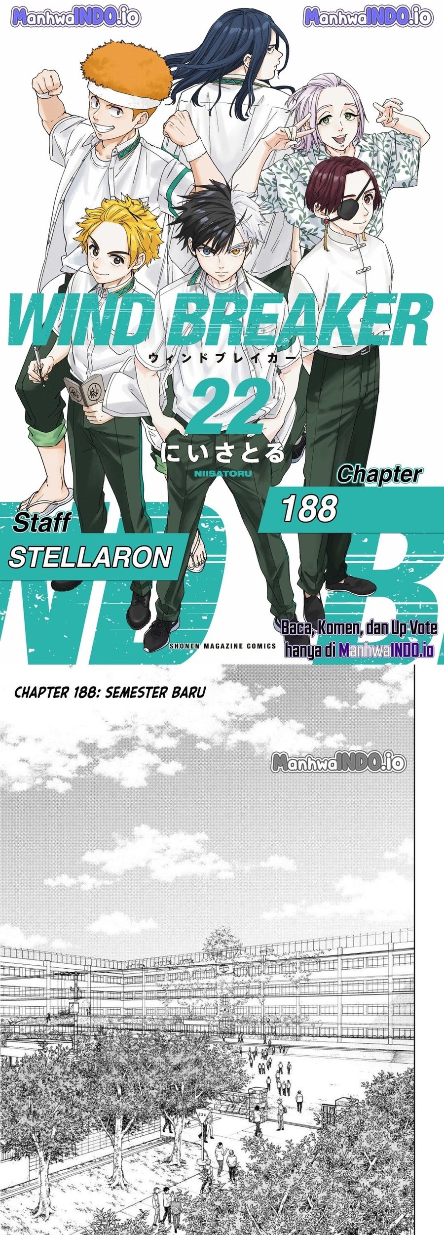 Wind Breaker (NII Satoru) Chapter 188 - halaman 1