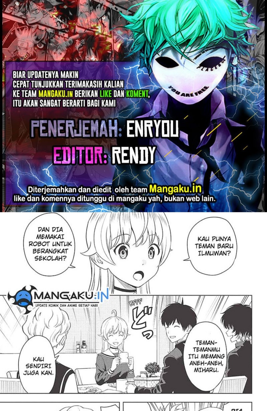 Witch Watch Chapter 103 - halaman 1