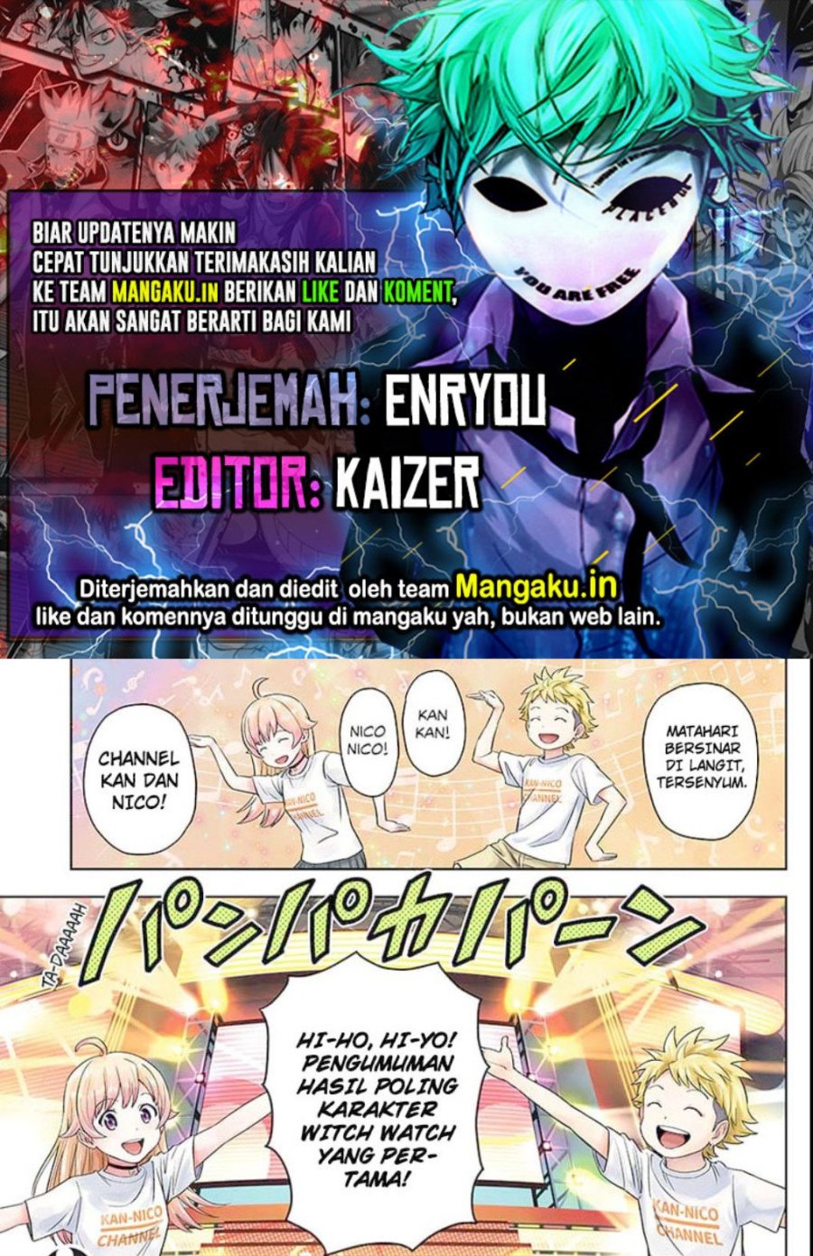 Witch Watch Chapter 111 - halaman 1