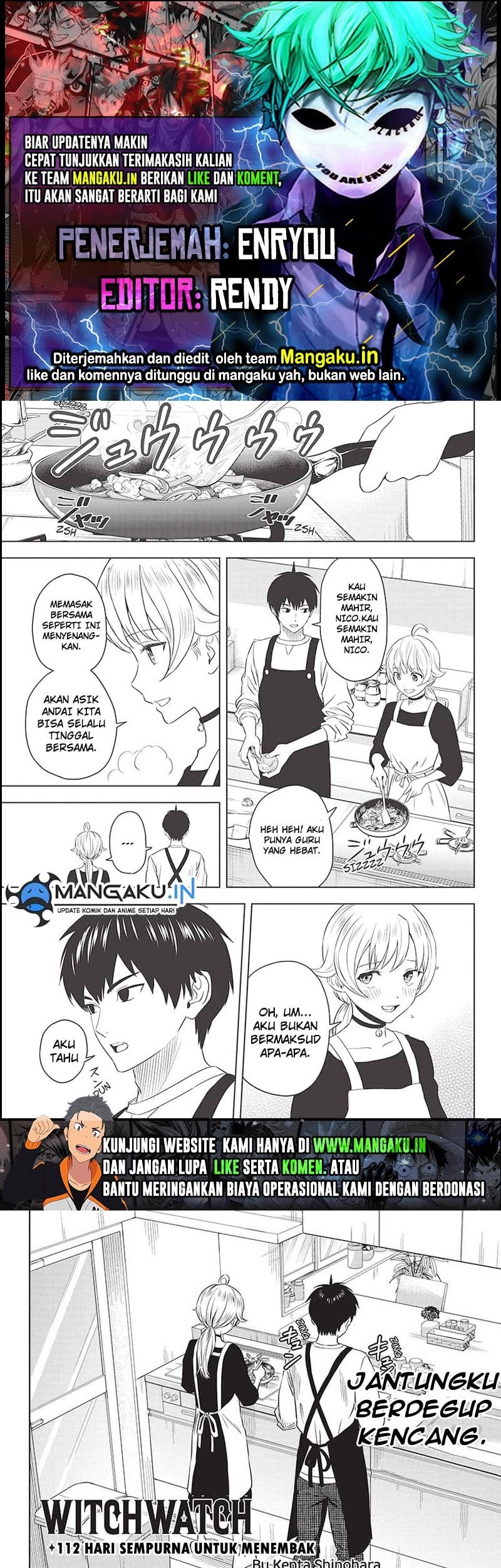 Witch Watch Chapter 112 - halaman 1