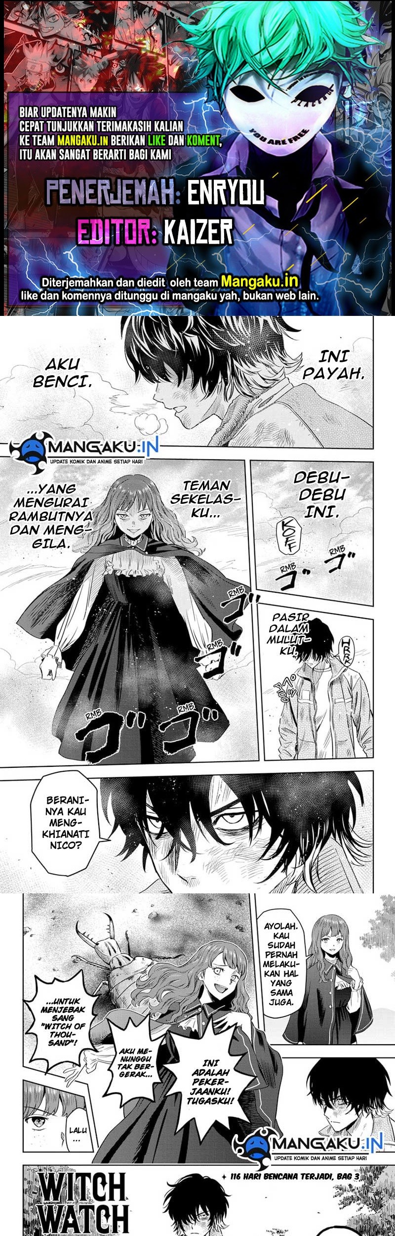 Witch Watch Chapter 116 - halaman 1