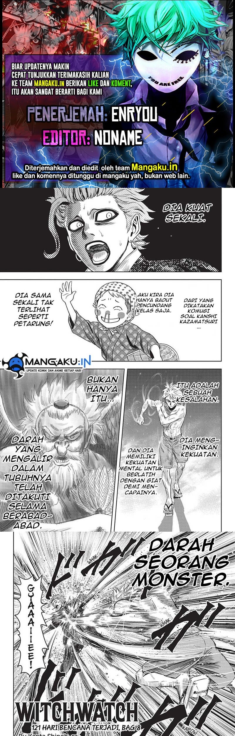 Witch Watch Chapter 121 - halaman 1