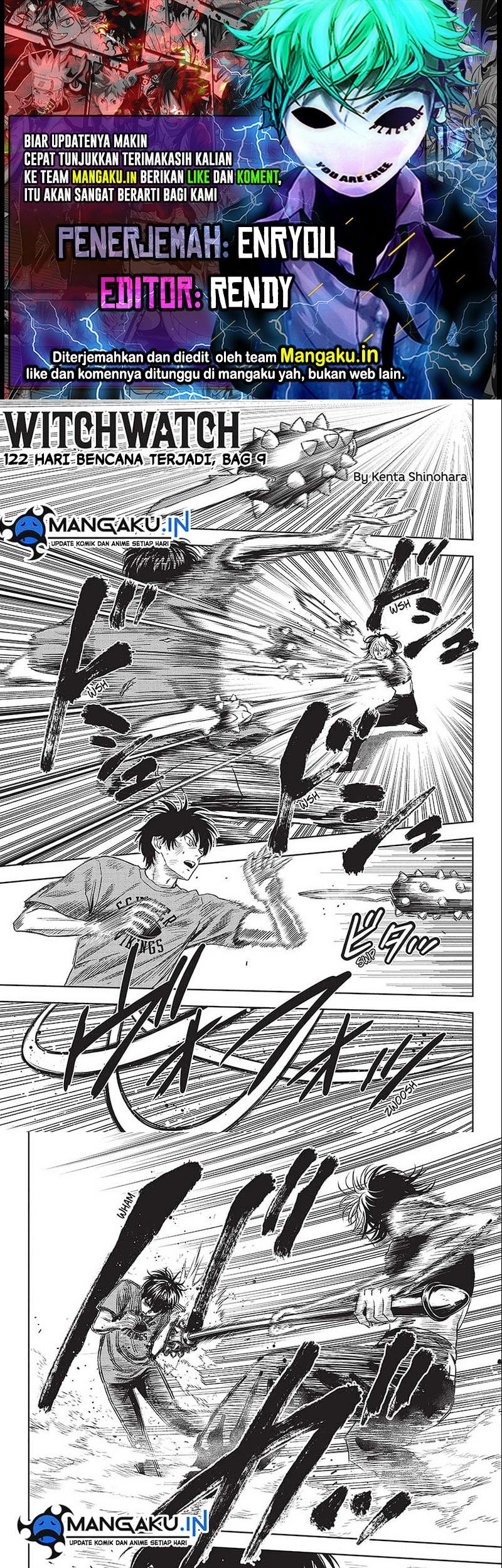 Witch Watch Chapter 122 - halaman 1